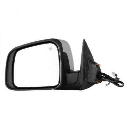 Left Mirror outside rear view w/Memory; w/o Blind Spot Detection; w/o Auto Dimming; Code GUN; Chrome - DODGE DURANGO 2011-2022