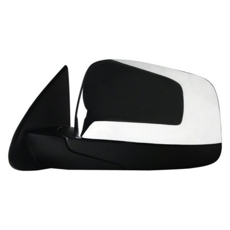 Left Mirror outside rear view Power; Heated; w/o Blind Spot Detection; Code GTS; Chrome - DODGE DURANGO 2014-2022