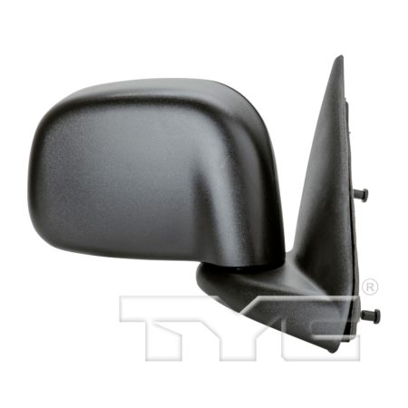 Right Mirror outside rear view R1500 MEGA CAB; Manual; w/o Towing Pkg; Black - DODGE RAM 1500 2005-2009