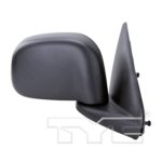 Right Mirror outside rear view R1500 MEGA CAB; Power; Heated; Man-Folding; w/o Towing Pkg - DODGE RAM 1500 2005-2009