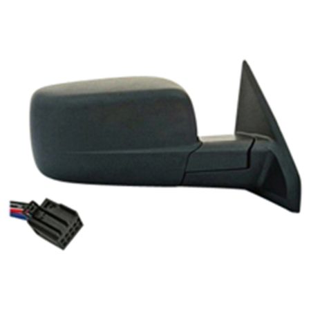 Right Mirror outside rear view Power; Heated; Black (Code GT6) - DODGE RAM 2500 2010-2010