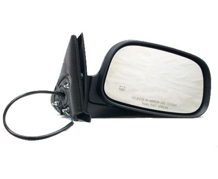 Right Mirror outside rear view Power; Folding; Heated; 6x9; Textured Black - DODGE DAKOTA 2001-2004