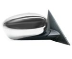 Right Mirror outside rear view Power; Heated; Folding; w/o Memory; Chrome - DODGE MAGNUM 2005-2008