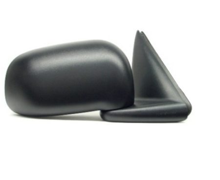Right Mirror outside rear view Manual; Folding; Black - DODGE DAKOTA 2005-2010