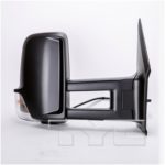 Right Mirror outside rear view Power; Heated; w/Signal Lamp; Extended Tow Type - DODGE SPRINTER 2500 2007-2009