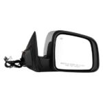 Right Mirror outside rear view w/Memory; w/o Blind Spot Detection; w/o Auto Dimming; Code GUN; Chrome - DODGE DURANGO 2011-2022