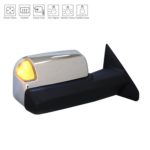 Right Mirror outside rear view w/Towing Pkg; w/o Blind Spot Sensor; w/o Surround View; w/o Memory; Chrome - RAM 2500 2019-2021