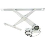 Left Front door glass regulator Power; w/Motor - DODGE RAM 3500 2002-2009