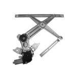 Right Front door glass regulator R1500 MEGA CAB; Power; w/Motor - DODGE RAM 1500 2002-2009