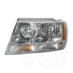 Left Headlamp assy composite Grand Cherokee Limited - JEEP GRAND CHEROKEE 1999-2001
