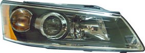 Left Headlamp assy composite - DODGE GRAND CARAVAN 2001-2007