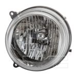 Left Headlamp assy composite w/o socket or bulb; to 10/6/02 - JEEP LIBERTY 2002-2003