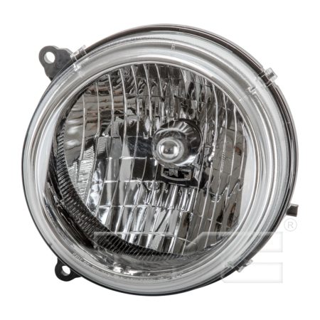 Left Headlamp assy composite w/o socket or bulb; to 10/6/02 - JEEP LIBERTY 2002-2003