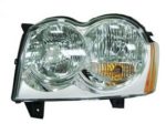 Left Headlamp assy composite Grand Cherokee; w/o bulbs or sockets - JEEP GRAND CHEROKEE 2006-2006