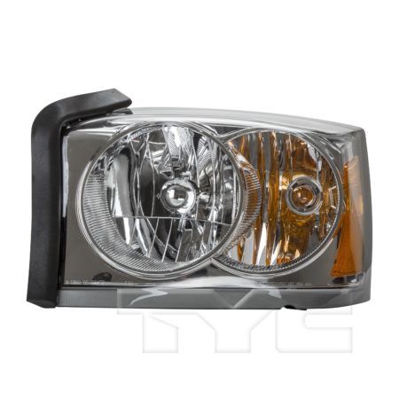 Left Headlamp assy composite w/o black bezel - DODGE DAKOTA 2006-2007