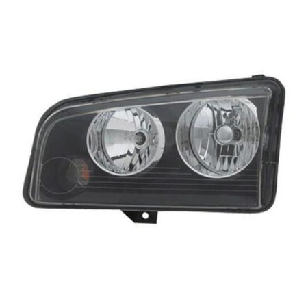 Left Headlamp assy composite Halogen; Assy - DODGE CHARGER 2008-2010