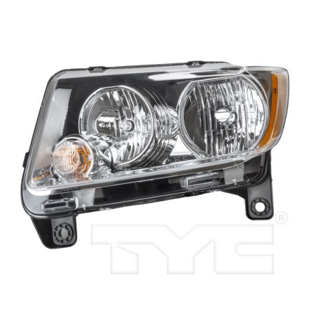 Left Headlamp assy composite Halogen - JEEP GRAND CHEROKEE 2011-2013