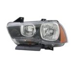 Left Headlamp Assy Composite Halogen; Assy - DODGE CHARGER 2011-2014