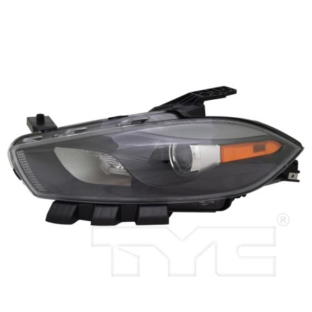 Left Headlamp assy composite Black Trim - DODGE DART 2013-2015