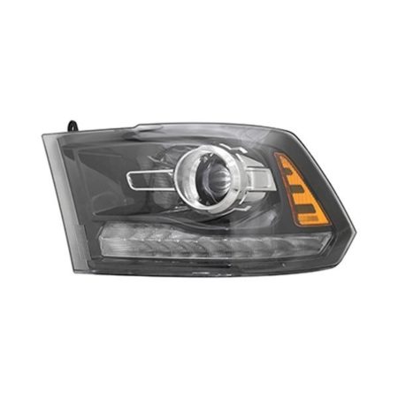 Left Headlamp assy composite Projector Type; Black - RAM 1500 CLASSIC 2019-2022