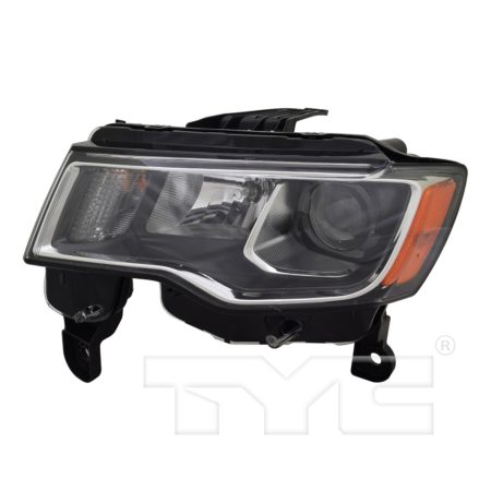 Left Headlamp assy composite Std Type; Chrome - JEEP GRAND CHEROKEE WK 2022-2022