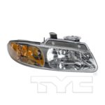 Right Headlamp assy composite w/o quad headlamps - PLYMOUTH VOYAGER 1996-1999