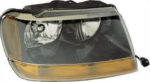 Right Headlamp assy composite LAREDO|SPORT; w/o Headlamp Leveling - JEEP GRAND CHEROKEE 1999-2004
