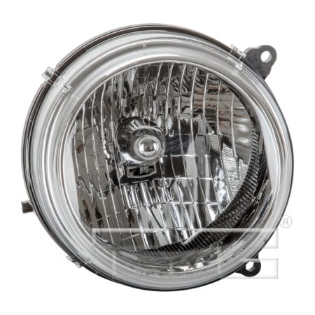 Right Headlamp assy composite w/o socket or bulb; to 10/6/02 - JEEP LIBERTY 2002-2003