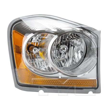 Right Headlamp assy composite all; w/Integrated Marker Lamp - DODGE DURANGO 2004-2005