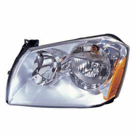 Right Headlamp assy composite 5.7L; Chrome Bezel - DODGE MAGNUM 2005-2007