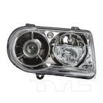 Right Headlamp assy composite 5.7L; Halogen; w/Delay Option; To 11-1-08 - CHRYSLER 300 2009-2010