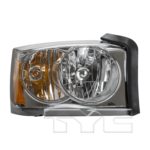 Right Headlamp assy composite w/o black bezel - DODGE DAKOTA 2006-2007