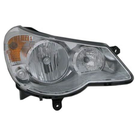 Right Headlamp assy composite Conv; Type 1; Lens/Housing - CHRYSLER SEBRING 2008-2010