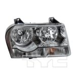 Right Headlamp assy composite all; Halogen; w/o Delay Option - CHRYSLER 300 2008-2008