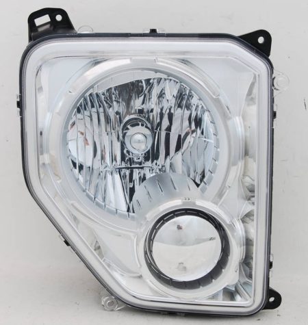 Right Headlamp assy composite w/o Fog Lamps; Oval Bulb Shield - JEEP LIBERTY 2008-2012
