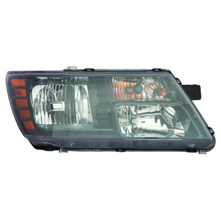 Right Headlamp assy composite Halogen Quad Lamps; Code LME; w/Black Trim - DODGE JOURNEY 2014-2020