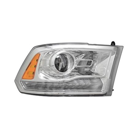 Right Headlamp assy composite HID; Quad Projector; Code LMC; Chrome - RAM 1500 CLASSIC 2019-2022