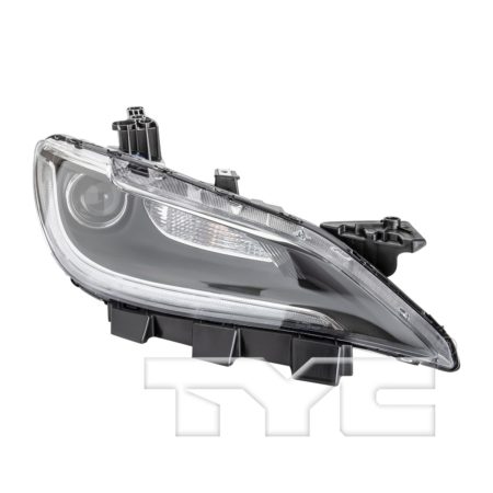 Right Headlamp assy composite Halogen; w/LED DRL; Chrome Trim - CHRYSLER 200 2016-2017