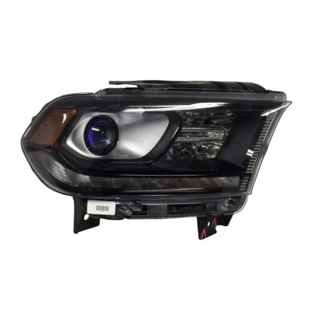 Right Headlamp Assy Composite Halogen; W/Led Lamp; Black Trim - DODGE DURANGO 2016-2020