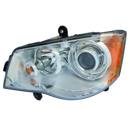 Left Headlamp lens/housing HID; North America Spec (Code LMP) - CHRYSLER TOWN & COUNTRY 2008-2016