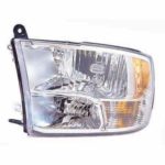 Left Headlamp Lens/Housing w/Quad Lamps; Code LME