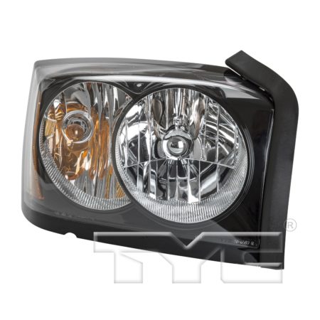 Right Headlamp lens/housing w/Black Bezel - DODGE DAKOTA 2006-2007