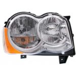 Right Headlamp lens/housing Grand Cherokee; Halogen - JEEP GRAND CHEROKEE 2009-2010