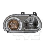 Right Headlamp lens/housing Halogen - DODGE CHALLENGER 2008-2014