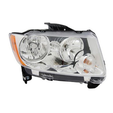 Right Headlamp lens/housing Halogen; Code LMB; w/o Leveling - JEEP COMPASS 2011-2013