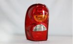 Left Taillamp assy w/o rear fog lamps; w/amber turn lens - JEEP LIBERTY 2002-2004