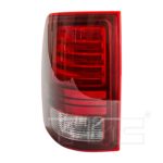 Left Taillamp assy Premium Type; Black - RAM 2500 2014-2018