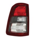 Left Taillamp assy Halogen; Black Bezel - RAM 1500 2019-2022