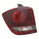 Left Taillamp assy outer LED; w/Black Trim - DODGE JOURNEY 2009-2020