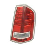 Right Taillamp lens/housing BASE|C|S|LUXURY|SRT-8; Chrome - CHRYSLER 300 2013-2014